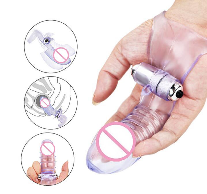 Mini Magic G Spot Vagina Stimulation Pussy Sex Toy Finger Sleeve Vibrator for Female