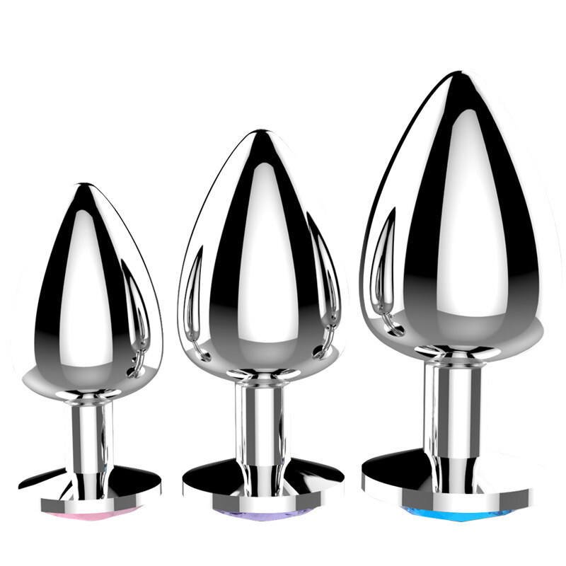 Aluminium Alloy Butt Plug Sex Toy Anal Metal Sex Toy with ABS Material