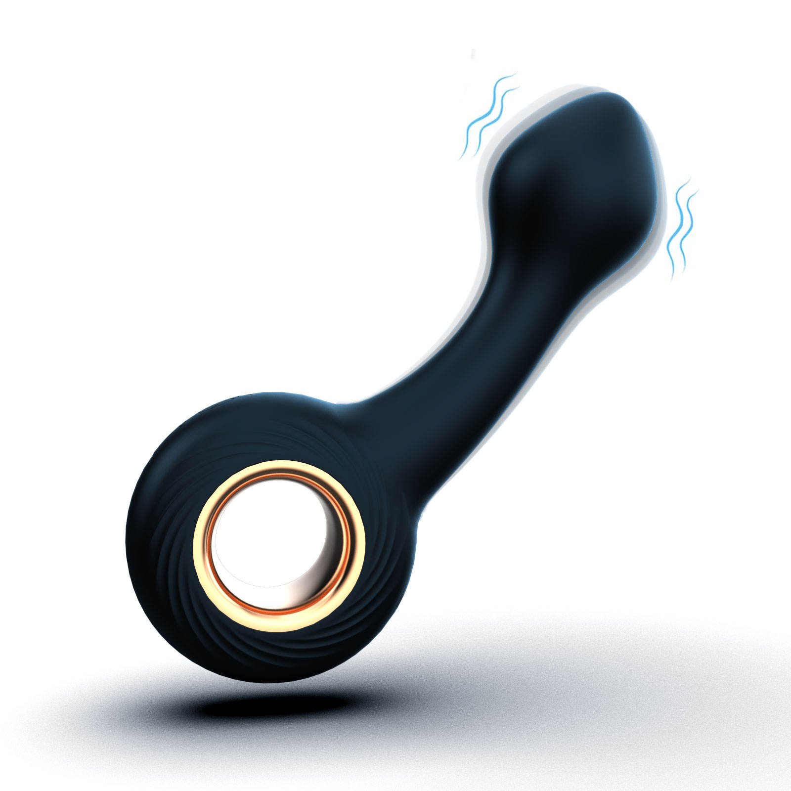 New Silicone Waterproof Anal Plug Pointed USB Charging 12 Frequency Vibrating Male and Female Adult Sex Toys
