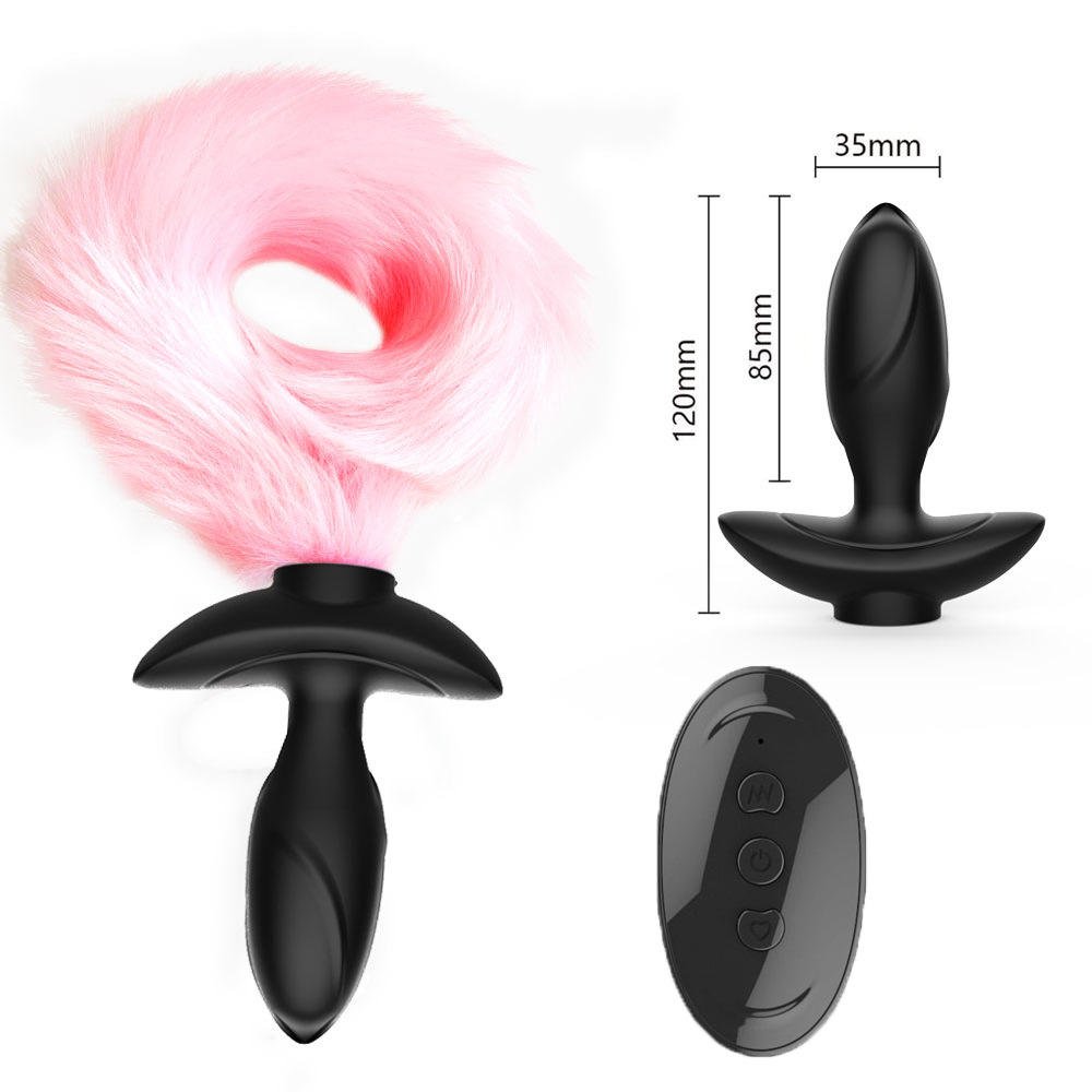 Rui Yi Backyard Vibrating Anal Plug Silicone Waterproof Electric Vibration Adult Toy for Anal Use