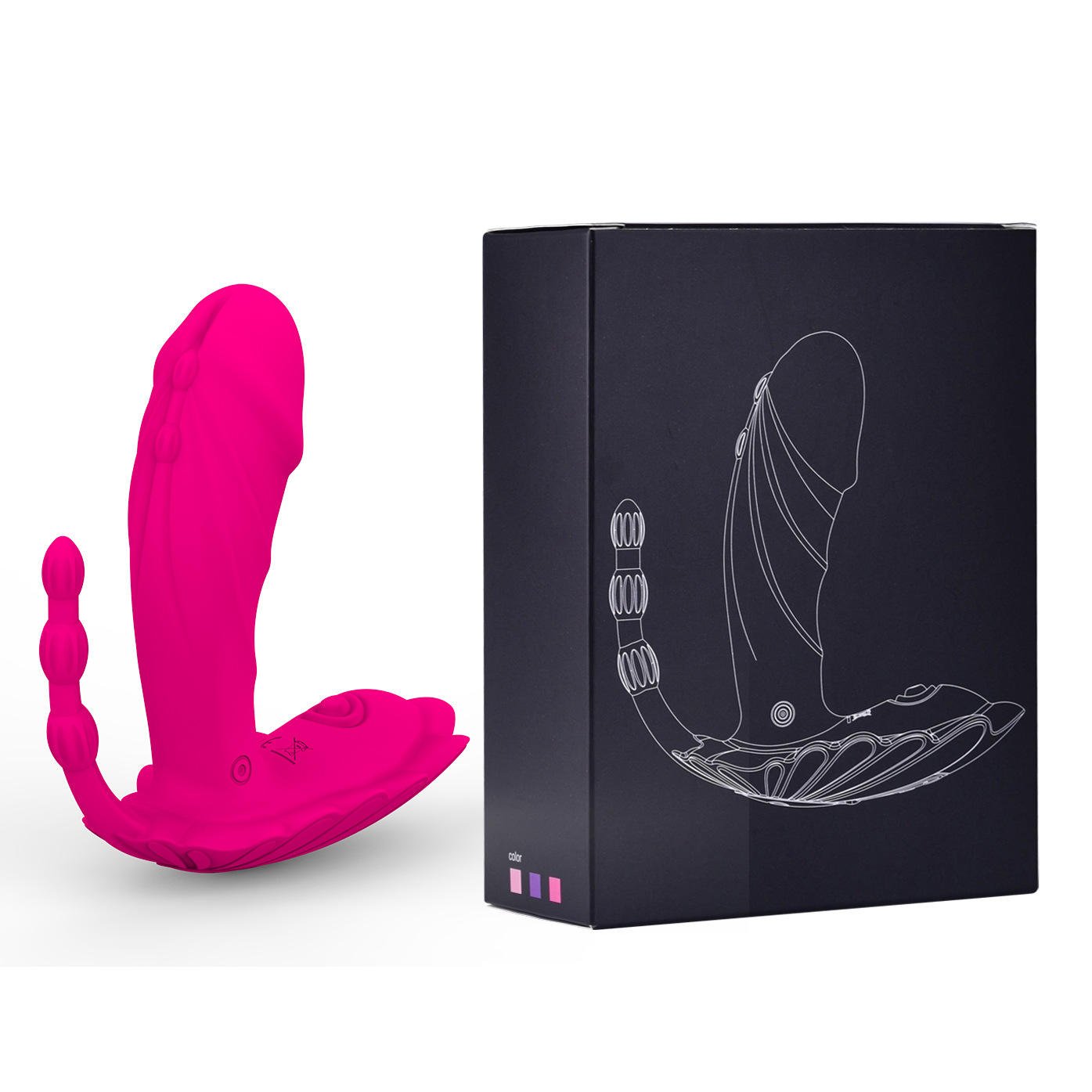 Wear Wireless Remote Control Female Vibrator, Dual Motor Charging, 8-speed Masturbator, Adult Sex Toy
